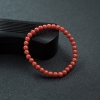 沙丁橘红珊瑚单圈手串-红掌柜