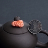深水橘色珊瑚戒面-红掌柜