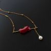 红珊瑚锁骨链-红掌柜