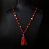 3mm沙丁珊瑚项链-红掌柜