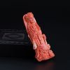 台湾天然momo珊瑚摆件-红掌柜