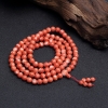 台湾天然momo珊瑚108佛珠-红掌柜