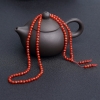 日本天然阿卡正红珊瑚108佛珠-红掌柜