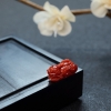 天然阿卡珊瑚貔貅吊坠 - 红掌柜