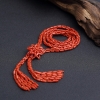 意大利天然沙丁红珊瑚毛衣链 - 红掌柜