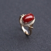 阿卡深红珊瑚戒指-红掌柜