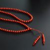 4mm天然沙丁红珊瑚佛珠-红掌柜