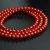 4mm意大利天然红珊瑚佛珠-红掌柜