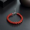 意大利天然沙丁红珊瑚手链-红掌柜