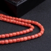 台湾MOMO橘色珊瑚108佛珠 - 红掌柜