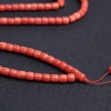 台湾MOMO橘色珊瑚108佛珠 - 红掌柜