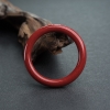 天然沙丁深红珊瑚拼接圆镯-红掌柜