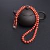 天然MOMO橘红珊瑚塔链-红掌柜