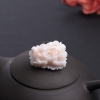 深水粉色珊瑚牡丹花戒面-红掌柜
