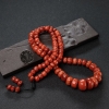 阿卡朱红珊瑚鼓珠塔链-红掌柜