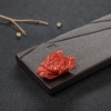 日本天然阿卡珊瑚牡丹花吊坠-红掌柜