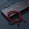 阿卡珊瑚桶珠手串-红掌柜