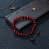 阿卡珊瑚桶珠手串-红掌柜