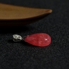天然红纹石水滴吊坠-红掌柜