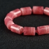 天然红纹石桶珠单圈手串-红掌柜