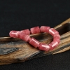 天然红纹石单圈手串-红掌柜