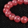 天然红纹石单圈手串-红掌柜