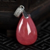 阿根廷红纹石随形吊坠-红掌柜