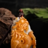 天然黄龙玉辰龙吊坠-红掌柜