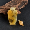 山料黄龙玉水草花摆件-红掌柜