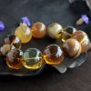 缅甸蜜蜡金兰珀多宝手串-红掌柜