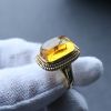 蟋蟀珀镶金戒指-红掌柜