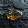 缅甸金珀鱼挂件-红掌柜