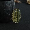 墨西哥蓝珀六字真言牌-红掌柜