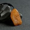 天然琥珀原石吊坠 - 红掌柜珠宝