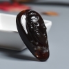缅甸棕珀关羽吊坠-红掌柜