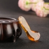 缅甸金珀玉兰花吊坠-红掌柜