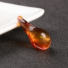 缅甸棕珀玉兰花吊坠-红掌柜