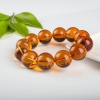 18.4mm缅甸金红珀手串-红掌柜