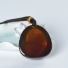 天然缅甸棕珀随形吊坠-红掌柜