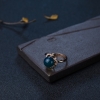 金镶钻净水多米蓝珀戒指-红掌柜