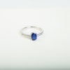天然皇家蓝蓝宝石刻面戒指-红掌柜