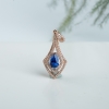 皇家蓝蓝宝石吊坠-红掌柜