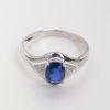 斯里兰卡天然蓝宝石戒指-红掌柜