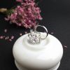 斯里兰卡18K金镶钻蓝宝石戒指 - 红掌柜
