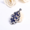 蓝色蓝宝石吊坠-红掌柜