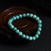 天然绿松石圆珠手串 - 红掌柜