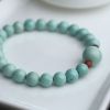 天然绿松石手串-红掌柜