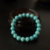9mm湖北天然绿松石手串-红掌柜