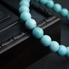 湖北天然蓝绿松石手串-红掌柜