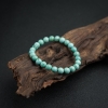 7.5mm铁线蓝绿松石手串-红掌柜